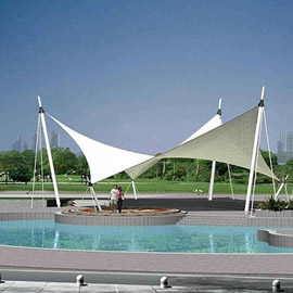 廣場(chǎng)景觀(guān)膜結(jié)構(gòu)展示四